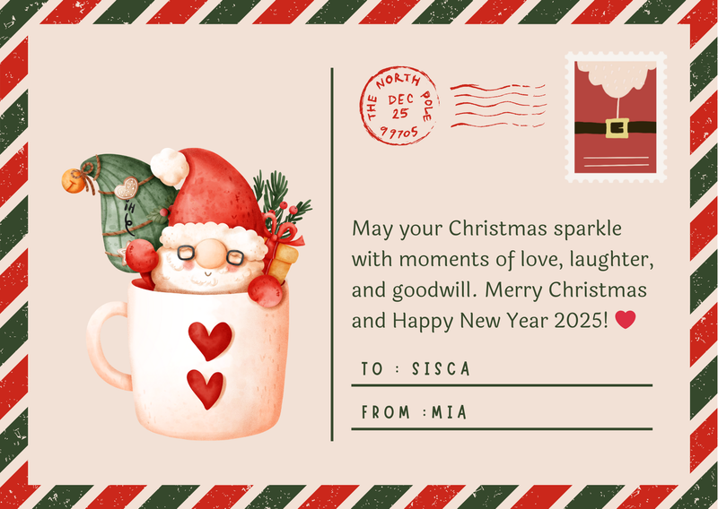Highlight image for Christmas and New Year e-Greetings Card with Digital Product Gift ✨