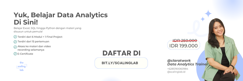 Highlight image for Kursus Data Analytics Batch April - June