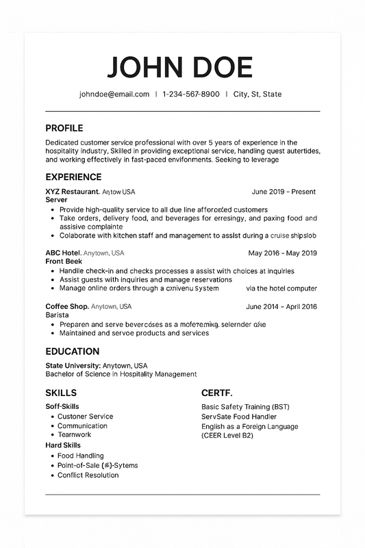 Highlight image 2 for Template CV Lamaran