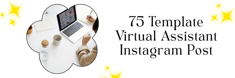 Highlight image for 75 Template Virtual Assistant Instagram Post