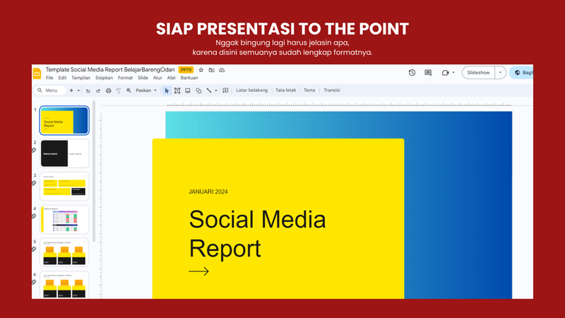 Highlight image for Template Socmed Report (Presentation) 