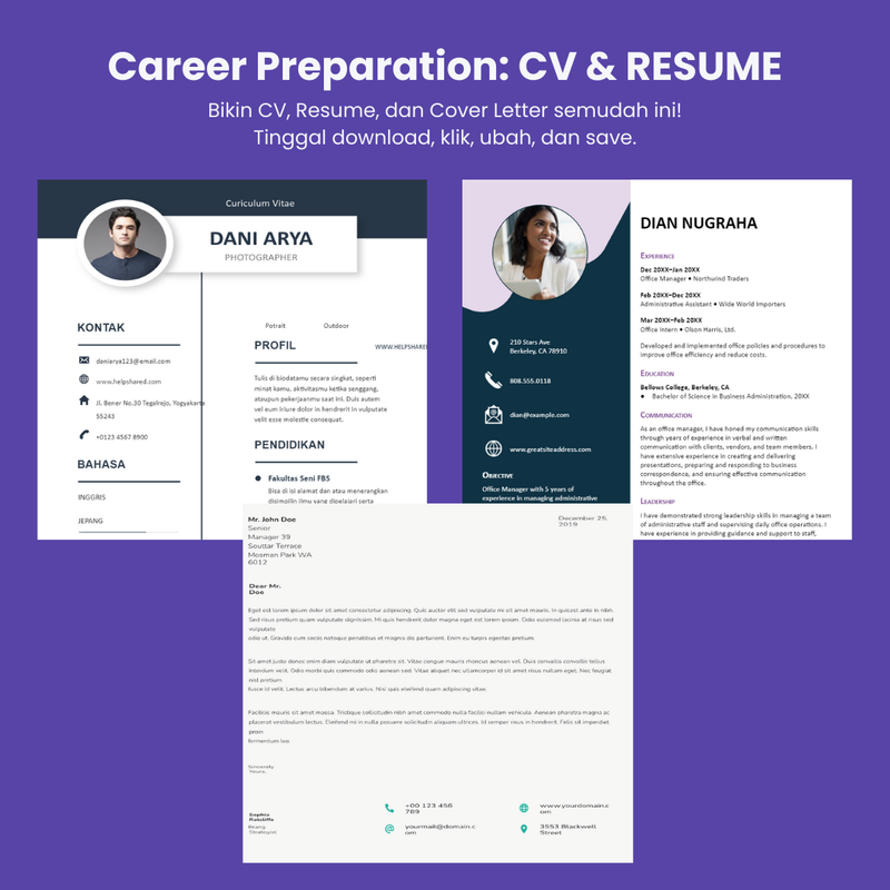 Highlight image for 499+ Template CV & Resume Untuk Social Media Specialist