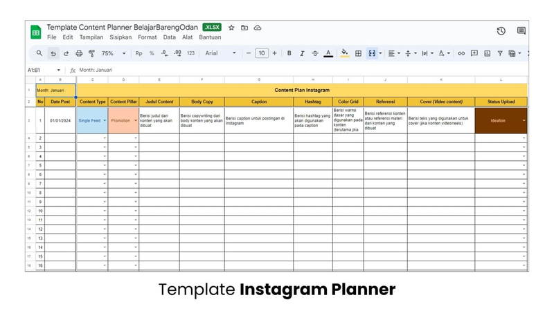 Highlight image for Template Content Planner Social Media Expert