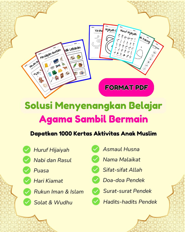 Highlight image 1 for Printables Worksheet Anak Muslim