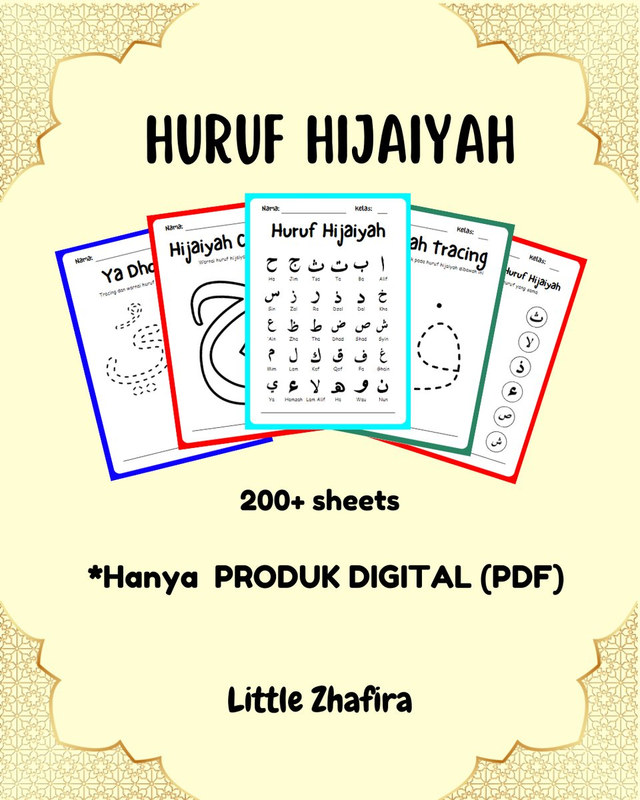 Highlight image 2 for Printables Worksheet Anak Muslim