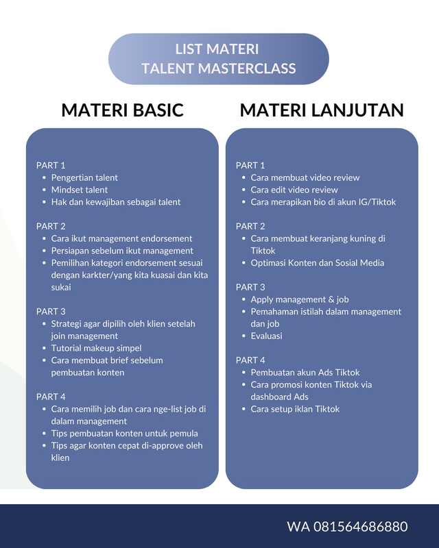 Highlight image for Talent Masterclass