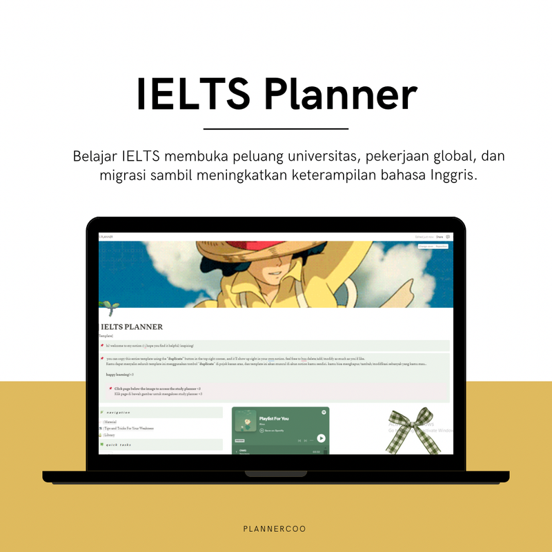 Highlight image 1 for IELTS Study Planner
