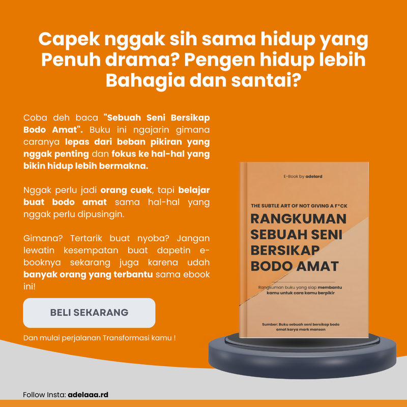 Highlight image 2 for Sebuah Seni Bersikap Bodo Amat