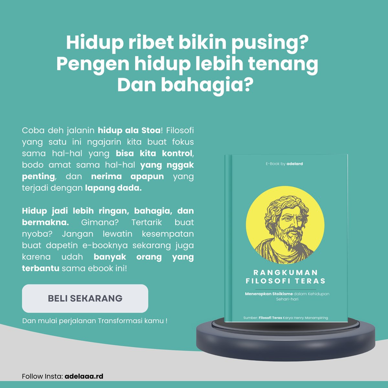 Highlight image 1 for (Sinopsis) Filosofi Teras