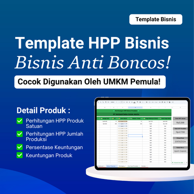 image for Template HPP Bisnis ANTI BONCOS! - Lifetime update, lifetime acces button