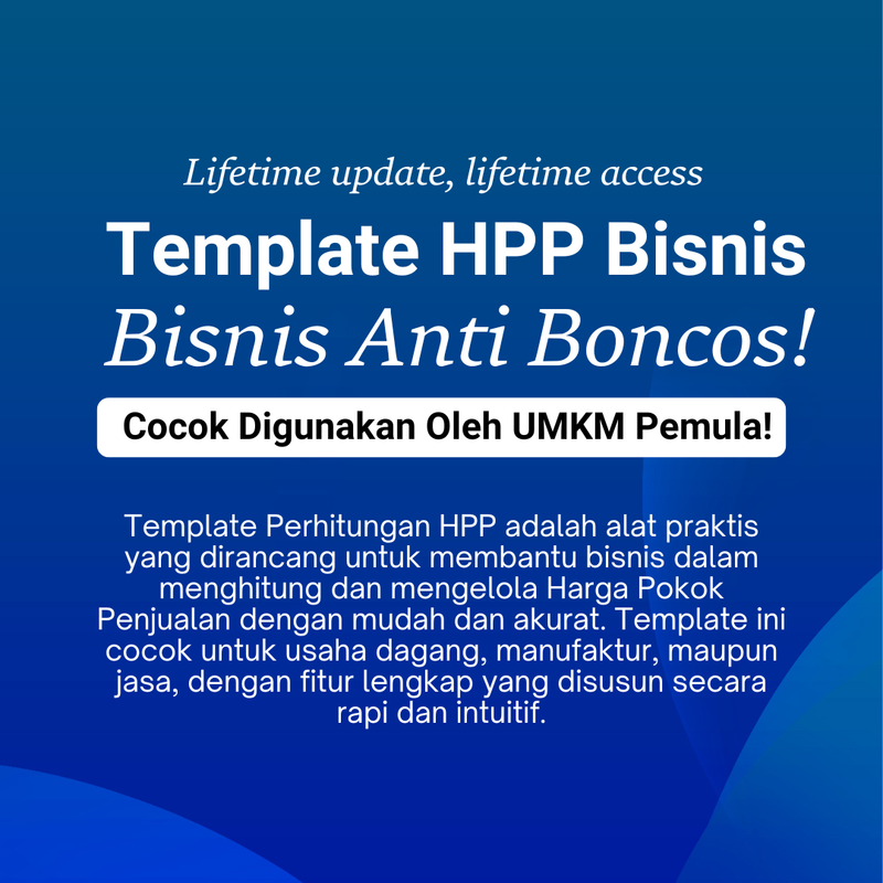 Highlight image for Template HPP [UPDATED 27 JULI] Untuk Bisnis V2