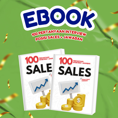 image for 🔥CUMA 9 RIBU🔥 Ebook Interview Sales + BONUS GRATIS surat lamaran & CV button