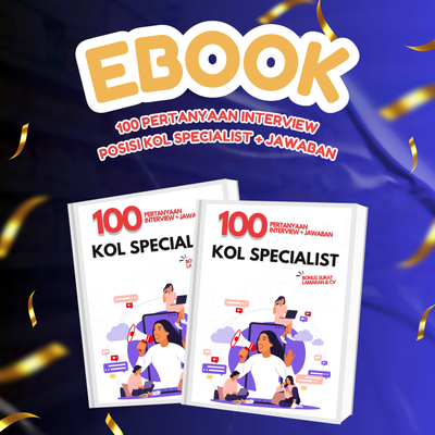 image for 🔥CUMA 9 RIBU🔥 Ebook Interview KOL Specialist + BONUS GRATIS surat lamaran & CV button