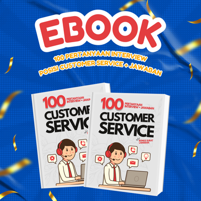 image for 🔥CUMA 9 RIBU🔥 Ebook Interview Customer Service + BONUS GRATIS surat lamaran & CV button