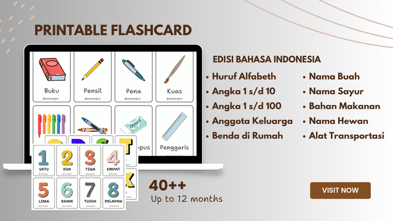 Highlight image 1 for Printable Flashcard [Bahasa Indonesia]