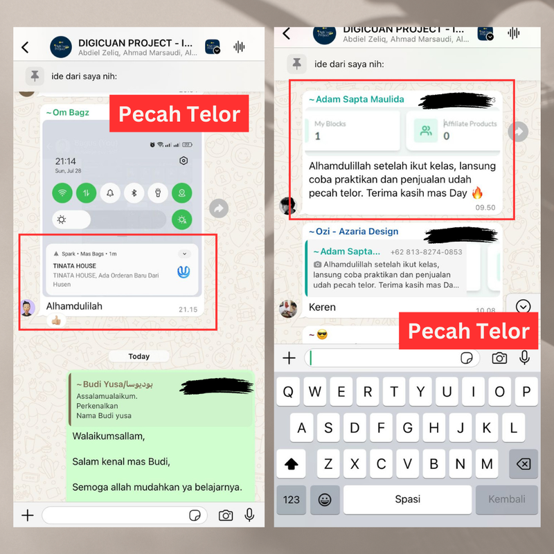 Highlight image 4 for ECOURSE DIGICUAN PROJECT - Cara Bikin Produk Digital & Cara Menjualnya