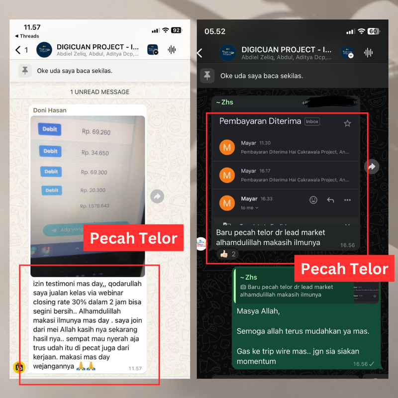 Highlight image 5 for ECOURSE DIGICUAN PROJECT - Cara Bikin Produk Digital & Cara Menjualnya