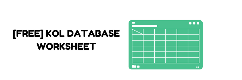Highlight image 1 for [FREE] GRATIS KOL Database Worksheet