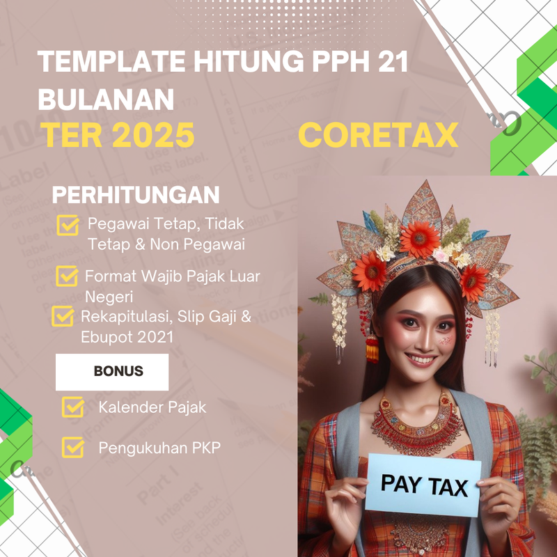 Highlight image 1 for Template PPH 21 TER 2025 CORETAX