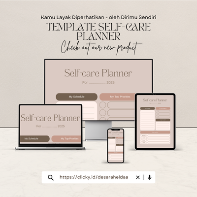 image for Template Self-care Planner (PDF) button