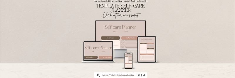 Highlight image for Template Self-care Planner (PDF)