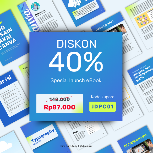 Image for 🔽 [Diskon 40%] eBook Jago Desain Pakai Canva