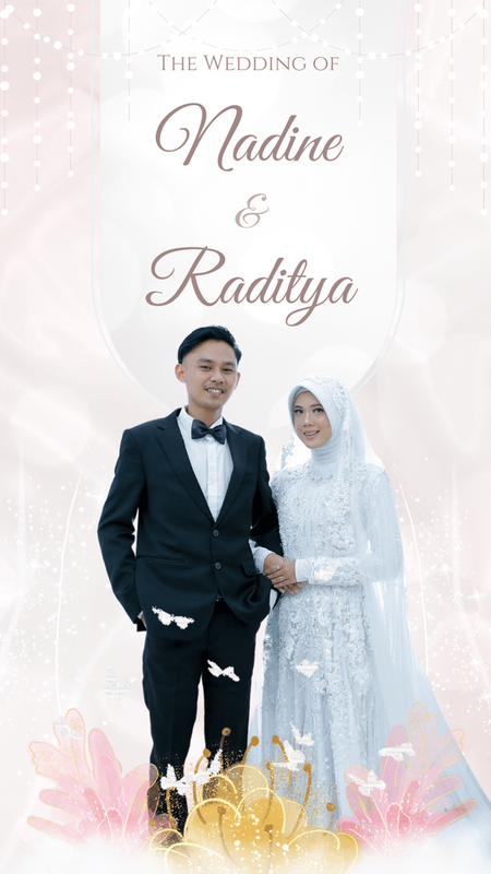 Highlight image 1 for Template video undangan pernikahan putih elegan