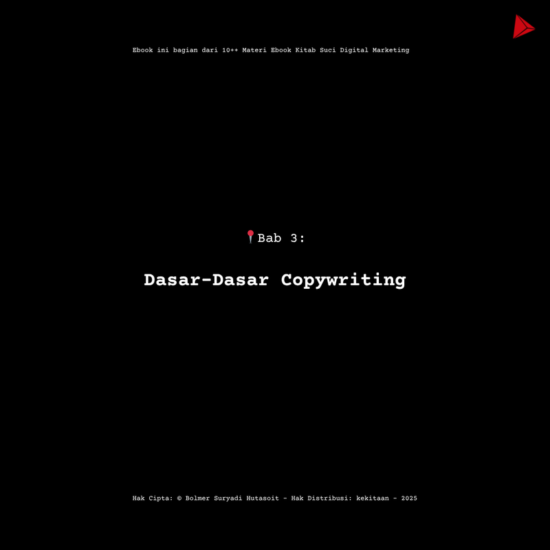 Highlight image for [EBOOK] 2.0 Belajar Copywriting for Newbie - FREE Video Class - WA Group Akses Selamanya