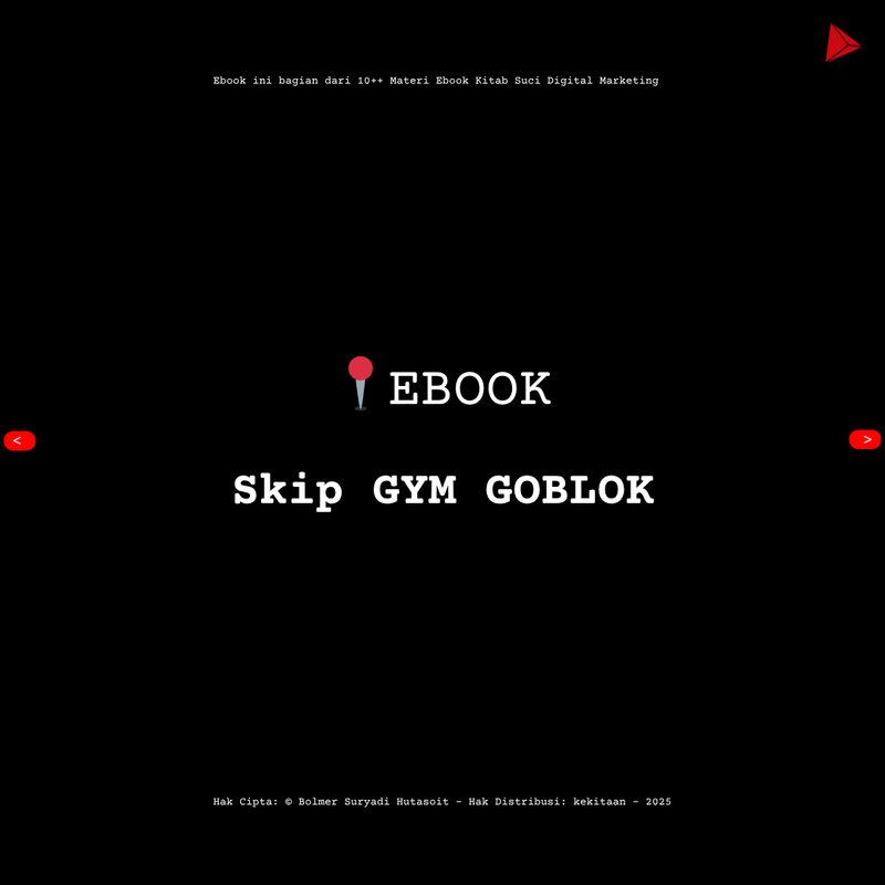 Highlight image 1 for [EBOOK] Skip GYM GOBLOK · 10 Prompt Biar Ga Gampang Dibodohin
