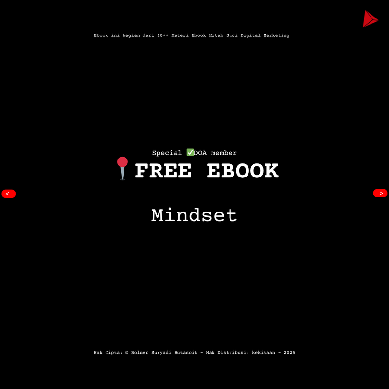 Highlight image 1 for [EBOOK] 1.0 Mindset Digital Marketing - Kau Ga harus Jenius!
