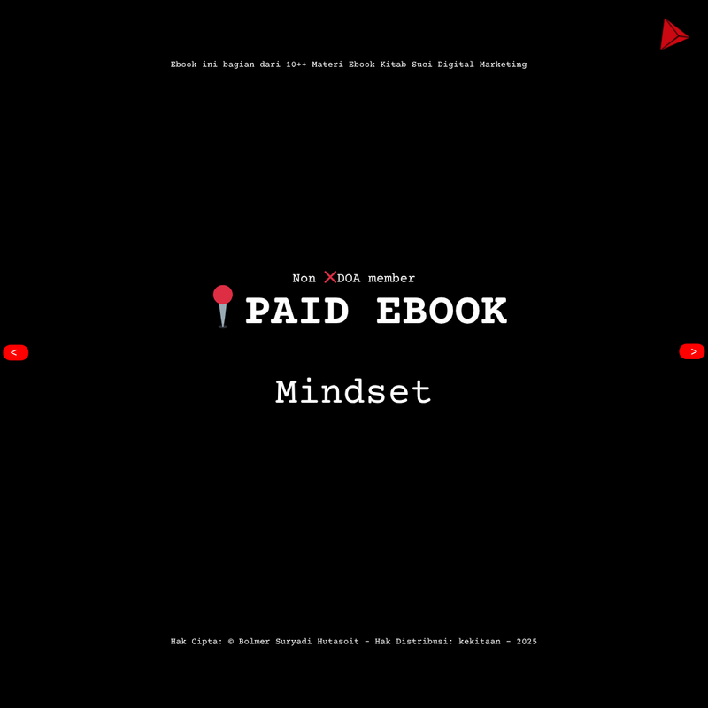 Highlight image 2 for [EBOOK] 1.0 Mindset Digital Marketing - Kau Ga harus Jenius!