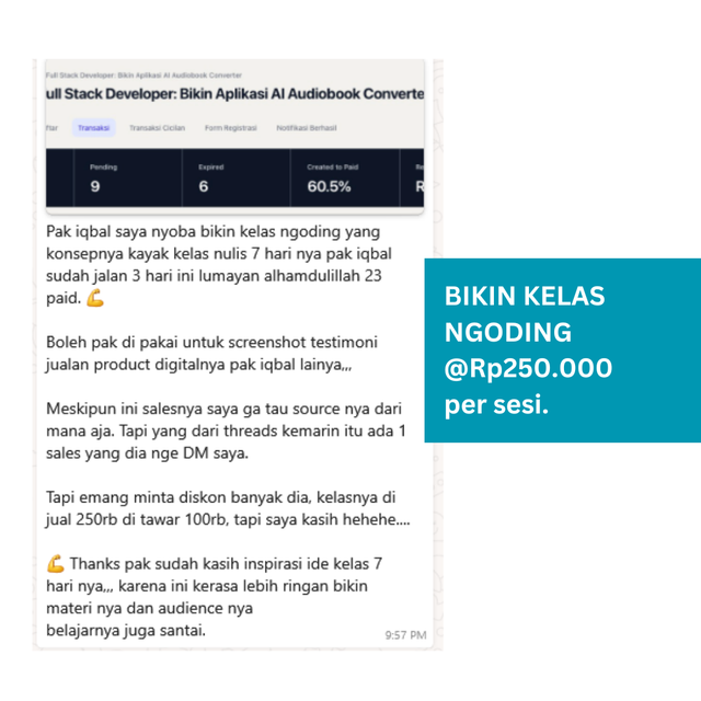 Image 1 for MULAI DARI HASIL YANG UDAH COBA (DEMO GRATIS - FULL PRICE)