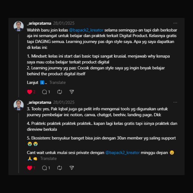 Image 2 for MULAI DARI HASIL YANG UDAH COBA (DEMO GRATIS - FULL PRICE)