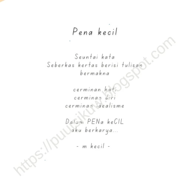 Image for [Mini exclusive] Mini ebook-poem: Warna-warni Pena kecilku (1)