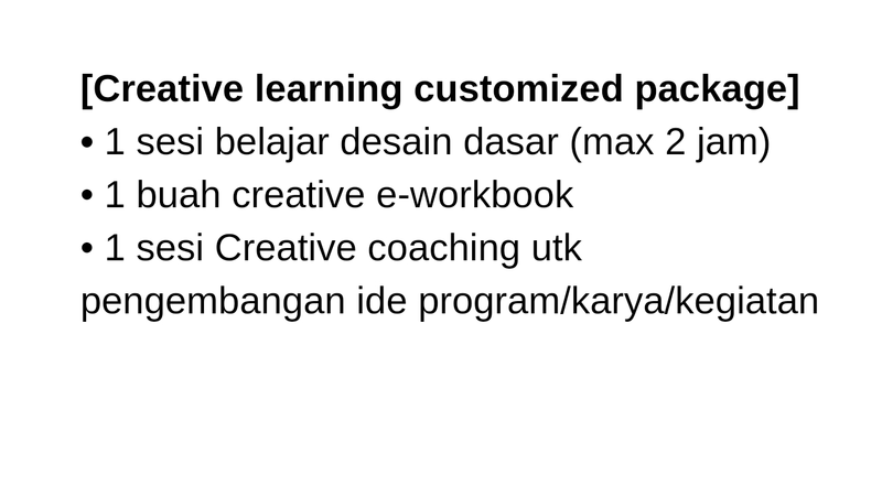 Highlight image 1 for Creative learning customized package