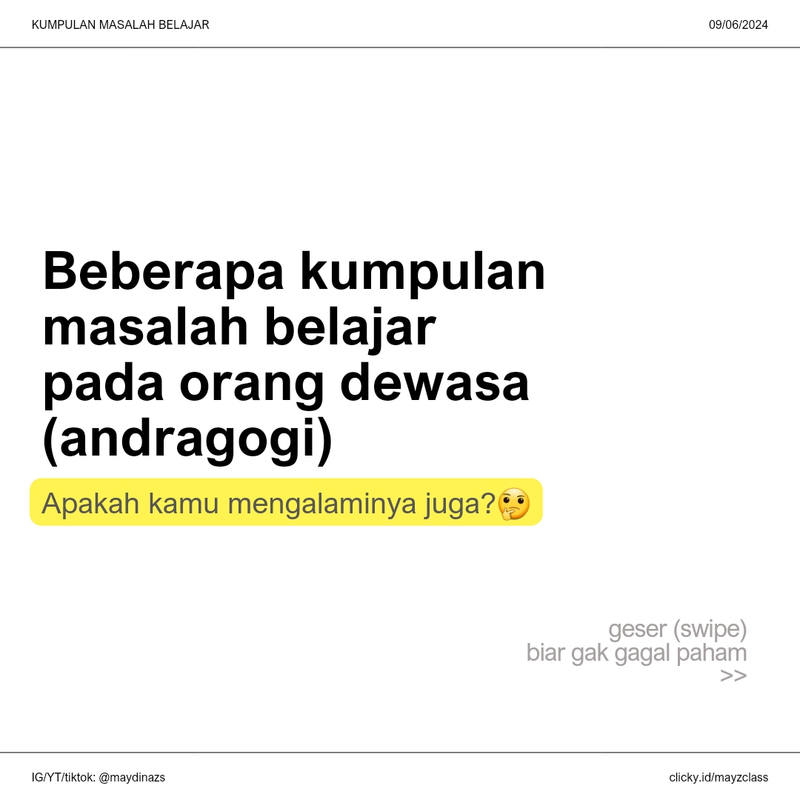 Highlight image 1 for Beberapa masalah belajar pada orang dewasa (andragogi) dan solusinya