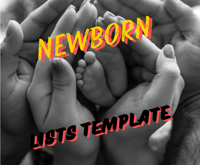 image for Newborn Lists (Daftar Perlengkapan Bayi Baru Lahir) Template button