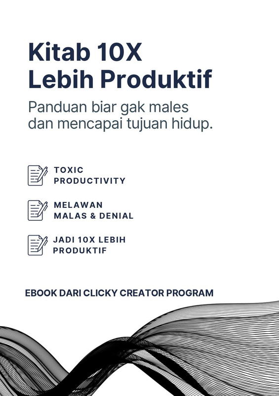 Highlight image for [E-Book] Cara Atasi Malas agar 10x Lebih Produktif