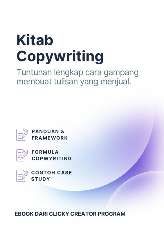 Highlight image for [E-Book] Cara Copywriting agar Cuan