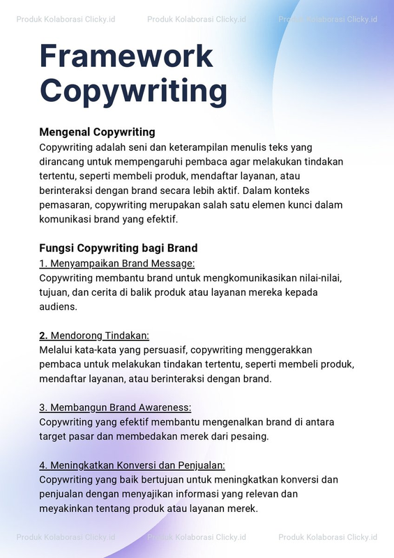 Highlight image for [E-Book] Cara Copywriting agar Cuan
