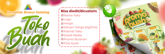 Image for Template Desain Katalog Buah