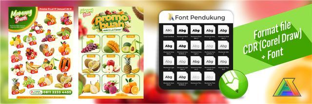 Image for Template Desain Katalog Buah