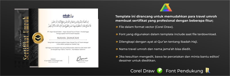 Image for Sertifikat Umroh Hajar Aswad