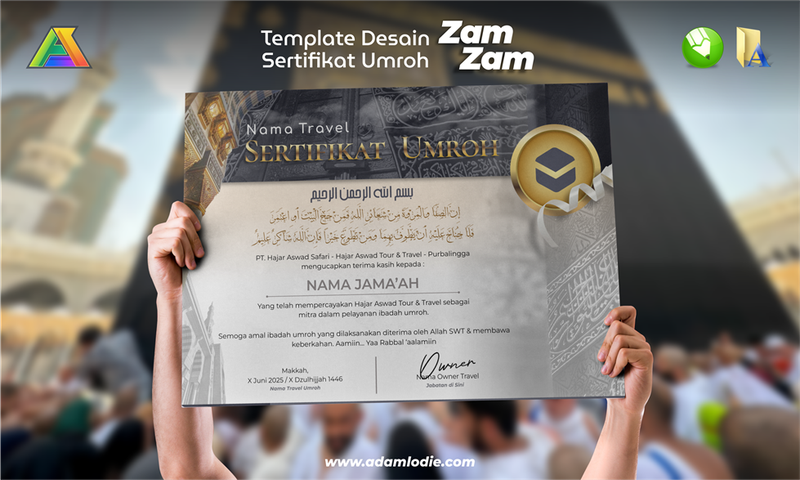 Image for Sertifikat Umroh Zamzam