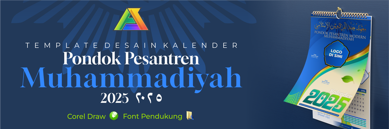 Template Desain Kalender Pondok Pesantren Muhammadiyah 2025