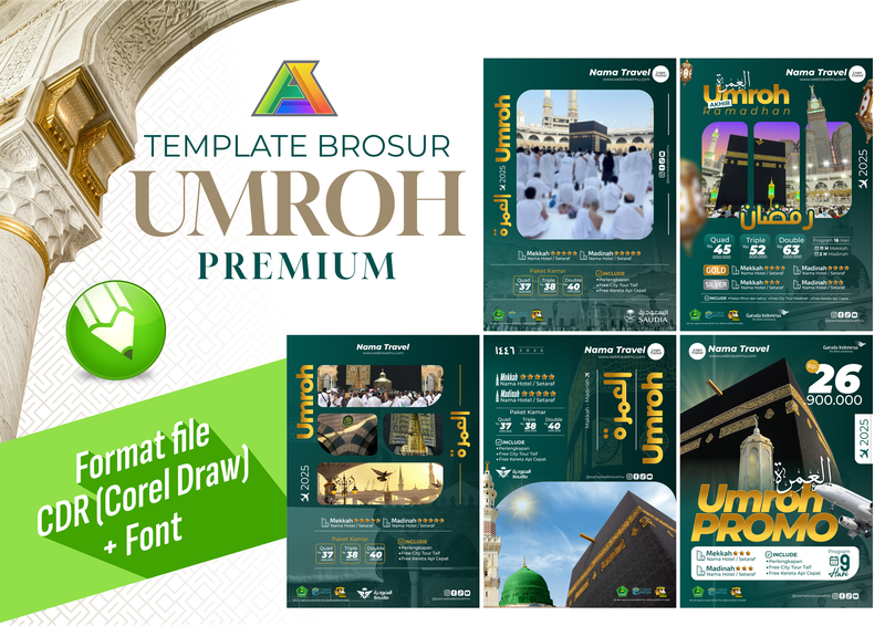 TEMPLATE BROSUR UMROH PREMIUM