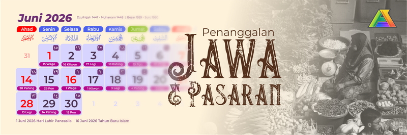 Highlight image for Template Desain Kalender 2026 untuk Pondok Pesantren Blueberry