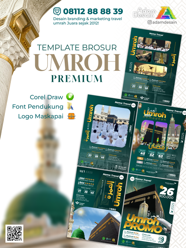 Highlight image 1 for TEMPLATE BROSUR UMROH PREMIUM