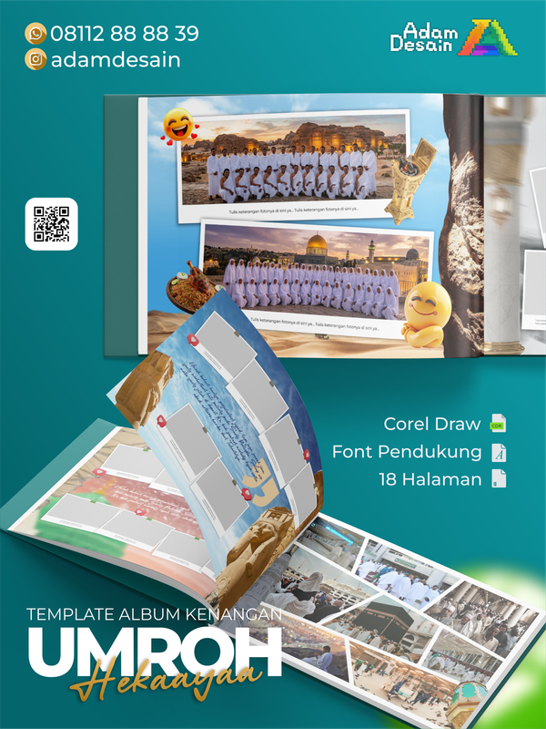 Highlight image 3 for Template Album Kenangan Umrah dan Haji
