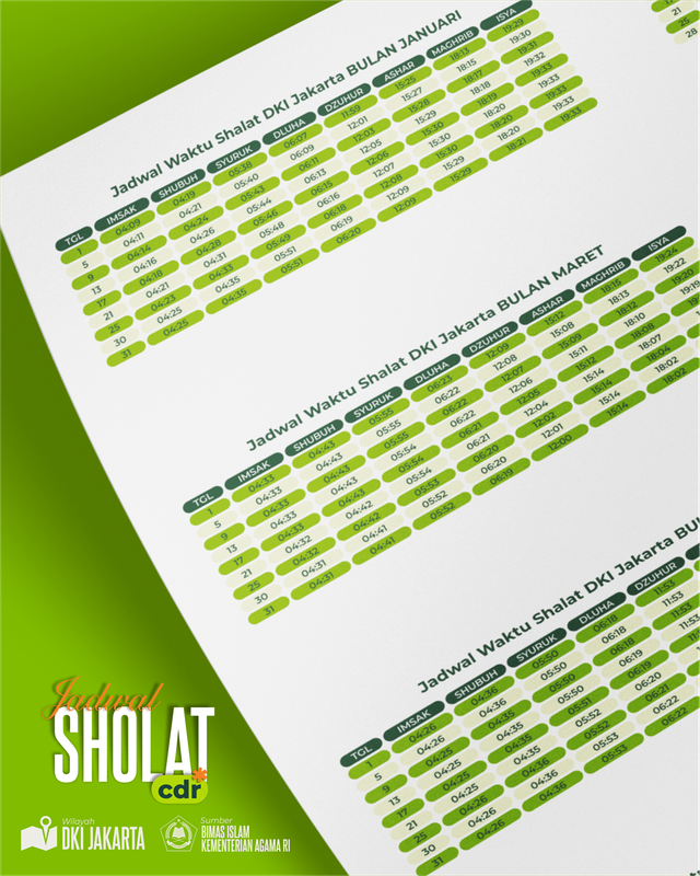 Highlight image for Jadwal Sholat DKI Jakarta 2027 CDR